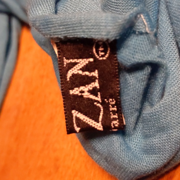 Blue with silver trinket scarf Artizan by Robin Barre - Picture 3 of 6